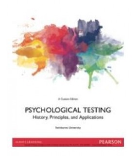 Pearson Australia ebook Psychological Testing GE