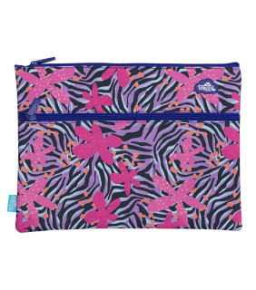 Spencil A4 Twin Zip Pencil Case - Born To Be Wild