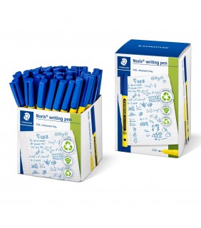 Staedtler Noris writing pen - cup of 50 , blue