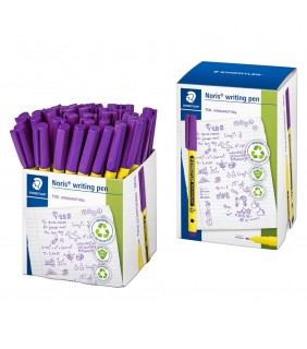 Staedtler Noris writing pen - cup of 50, purple