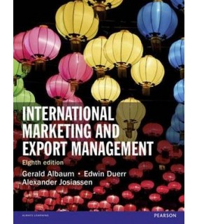Pearson Education International Marketing and Export Management 8E