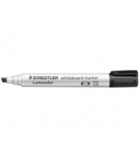Staedtler Lumocolor whiteboard marker chisel point - black