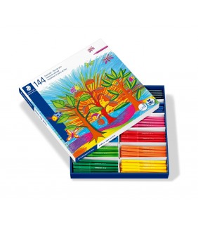 Staedtler Noris fibre-tip pens - class pack of 144 assorted colours