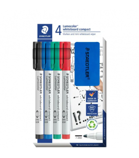 Staedtler whiteboard compact marker bullet point - assorted