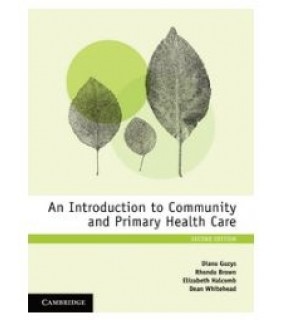 Cambridge University Press ebook An Introduction to Community and Primary Health Care 2