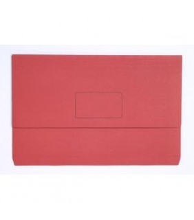 Document Wallet Foolscap Slimpick Red