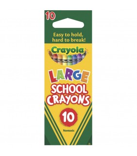 Crayola Crayons Large School 10s
