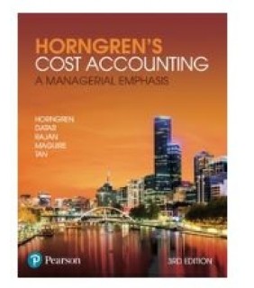 Pearson Australia ebook Horngren's Cost Accounting: A Managerial Emphasis eBoo