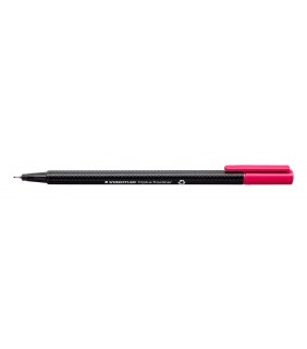 Staedtler triplus fineliner - bordeaux red