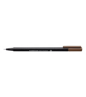 Staedtler triplus fineliner - tobacco brown