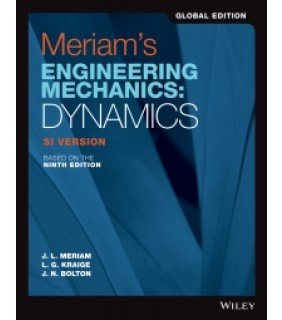 Wiley ebook Engineering Mechanics: Dynamics, SI Version, Global Ed