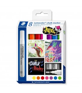 Staedtler chalk marker 344 - assorted pack of 8