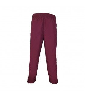 Track Pants Straight Leg w Welt Pocket Maroon