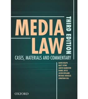 Oxford University Press ANZ ebook Media Law 3e