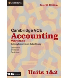Cambridge University Press Cambridge VCE Accounting Units 1&2 Workbook
