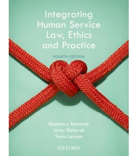 Integrating Human Service Law, Ethics a - EBOOK