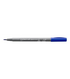 Staedtler pigment brush pen - blue