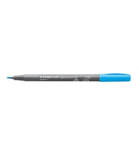 Staedtler pigment brush pen - light blue