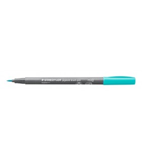 Staedtler pigment brush pen - turquoise