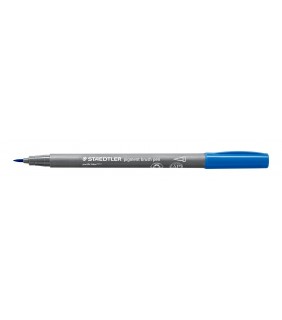 Staedtler pigment brush pen - pacific blue