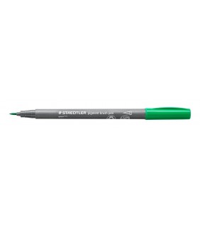 Staedtler pigment brush pen - green