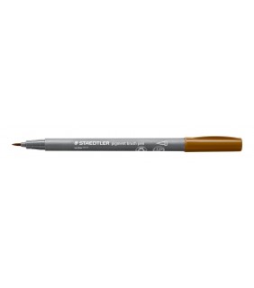 Staedtler pigment brush pen - umber