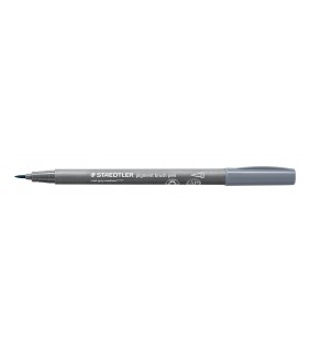 Staedtler pigment brush pen - cool grey medium