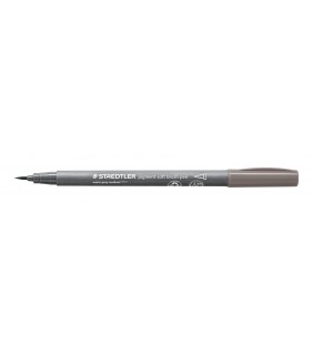 Staedtler pigment soft brush pen - warm grey medium