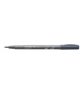 Staedtler pigment soft brush pen - cool grey dark