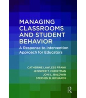 Routledge ebook Managing Classrooms and Student Behavior