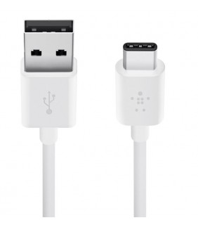 BELKIN MIXIT 2.0 USB-A to USB-C Charge Cable , 1.8m White