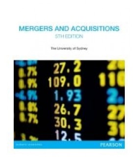 Pearson Australia ebook Mergers and Acquisitions (Custom Edition eBook)