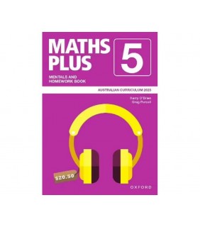 Oxford University Press ANZ Maths Plus AC Mentals and Homework Book 5 2023