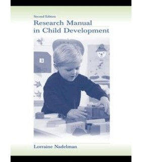 Psychology Press ebook Research Manual in Child Development