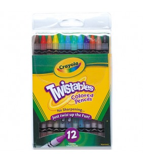 Crayola Twistables Coloured Pencils 12pk