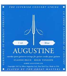 Augustine Nylon Strings Set Blue Label High Tension