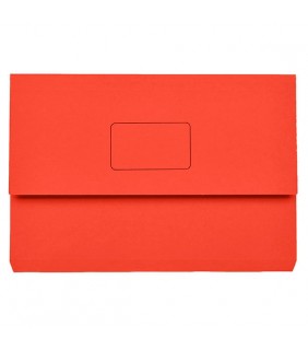 Document Wallet Foolscap Slimpick Red