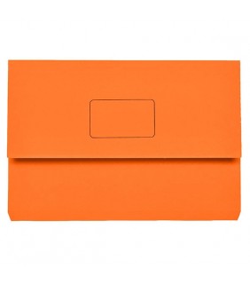 Document Wallet Foolscap Slimpick Orange
