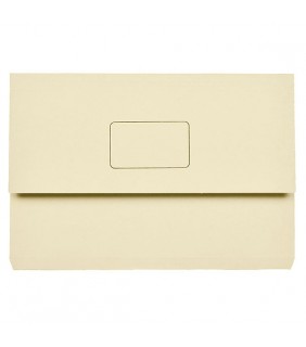 Document Wallet Foolscap Slimpick Buff