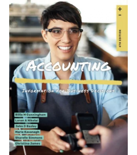 SPECIAL ORDER - CENGAGE AUSTRALIA Accounting: Information for Business Decisions