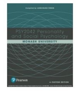 Pearson Australia ebook Personality and Social Psychology PSY2042 (Custom Edit