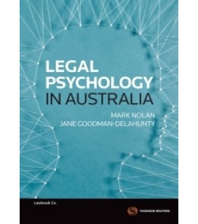 Lawbook Co., AUSTRALIA ebook Legal Psychology in Australia