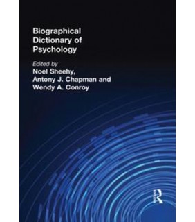 Routledge ebook Biographical Dictionary of Psychology