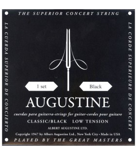 Augustine Nylon Strings Set Black Label Low Tension