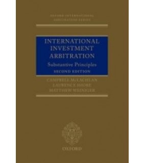 Oxford University Press UK ebook RENTAL 1YR International Investment Arbitration