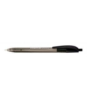 Staedtler Stick 4230 retractable ballpoint pen medium - black