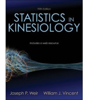 Human Kinetics ebook RENTAL 90 DAYS Statistics in Kinesiology