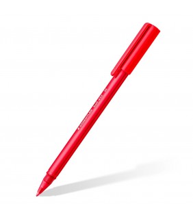 Staedtler 432 TRIANGULAR BALLPOINT STICK PEN MEDIUM RED