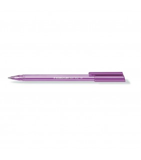 Staedtler stick 432 triangular ballpoint pen medium - violet