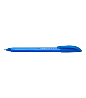 Staedtler stick 4320 triangular ballpoint pen medium - blue
